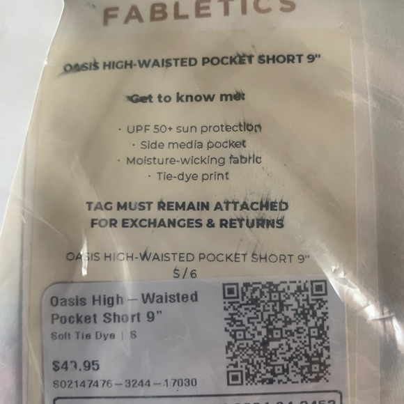 BRAND NEW Fabletics High-Waisted Pocket Short - Picture 3 of 4